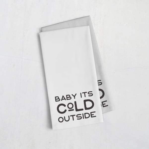 Baby It’s Cold Outside | typography Christmas design - Typography Christmas