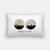 Choose Your Own Adventure | 2 City Custom Map Pillow - Pillows
