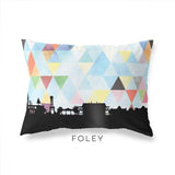 Foley Alabama geometric skyline - Pillow | Lumbar / LightSkyBlue - Geometric Skyline