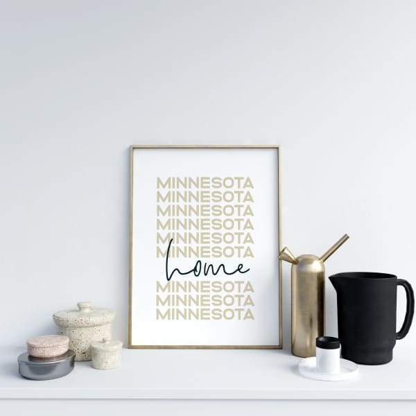 Home is Minnesota | home state design - Home State List