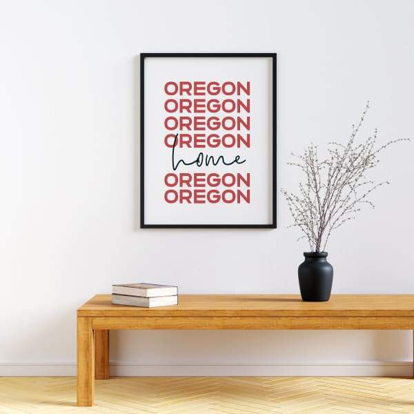Home is Oregon | home state design - Home State List