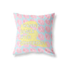 I Wanna Dance With Somebody | Miami Vibes Collection - Pillow | Square - 80s Miami Vibes