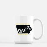 Iowa State Song - Mug | 15 oz / Gold and Black - State Song