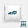 Kentucky State Song - Pillow | Square / Teal - State Song