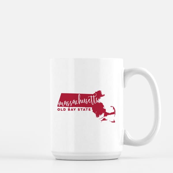 Massachusetts State Song - Mug | 15 oz / Red - State Song