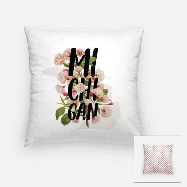 Michigan state flower - Pillow | Square - State Flower