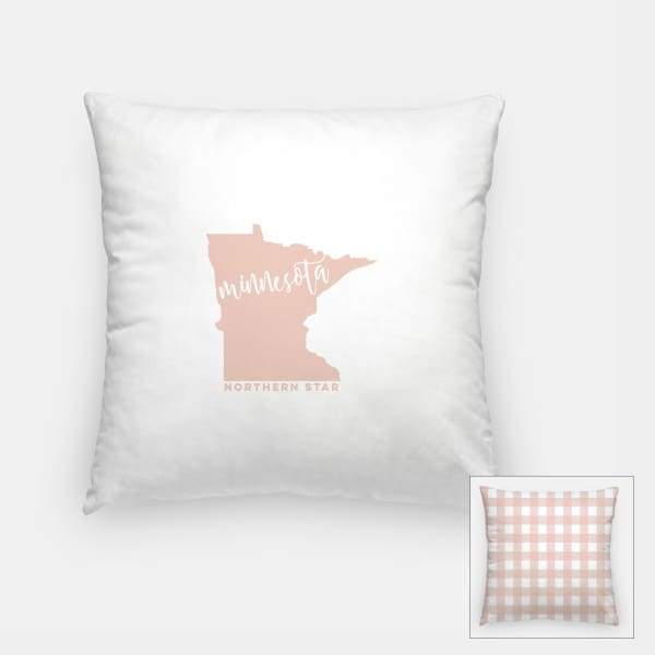 Minnesota State Song - Pillow | Square / MistyRose - State Song