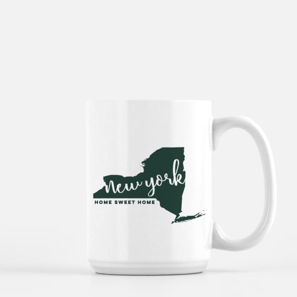 New York State Song | Home Sweet Home - Mug | 15 oz / DarkGreen - State Song