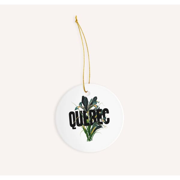 Quebec flower emblem | Iris - Ornament - Flower Emblem