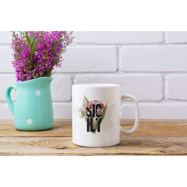 Sicily plumeria flower - Mug | 11 oz - Flowers