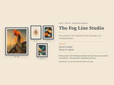 The Fog Line Studio — Poppy + Pacific | Paperfinch Worlds