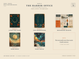 The Harbor Archive Set — Poppy + Pacific | Paperfinch Worlds