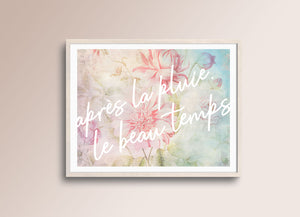 a picture of a pink flower with a quote on it