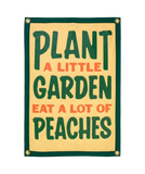 Plant A Little Garden Eat A Lot Of Peaches Camp Flag • John Prine x Oxford Pennant