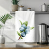 a tea towel hanging on a kitchen counter