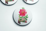 Alabama State Flower | Flora & Fauna Coaster Set