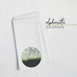 Alpharetta, Georgia | Landmark | Tea Towel
