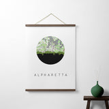 Alpharetta, Georgia | Landmark | Art Print