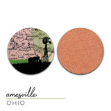 Amesville, Ohio | Landmark | Coaster Set