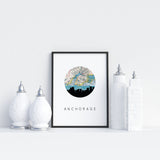 Anchorage, Alaska | Landmark | Art Print