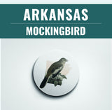 Arkansas State Bird | Flora & Fauna Coaster Set