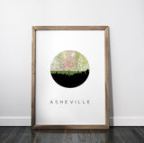 Asheville, North Carolina | Landmark | Art Print