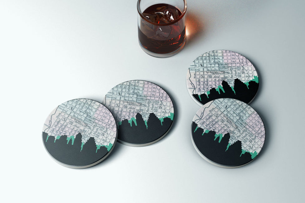 Austin, Texas | Landmark | Coaster Set
