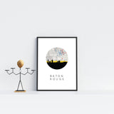 Baton Rouge, Louisiana | Landmark | Art Print