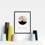 Beaumont, Texas | Landmark | Art Print