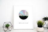 Bellevue, Washington | Landmark | Art Print