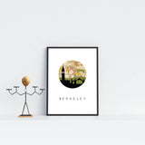 Berkeley, California | Landmark | Art Print