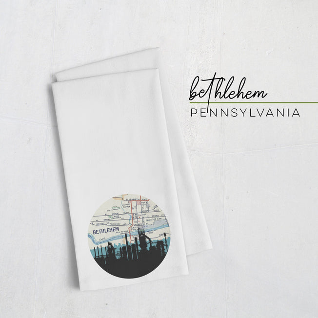 Bethlehem, Pennsylvania | Landmark | Tea Towel