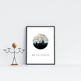 Bethlehem, Pennsylvania | Landmark | Art Print
