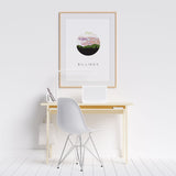 Billings, Montana | Landmark | Art Print