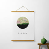 Big Sky, Montana | Landmark | Art Print