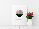 Bloomington, Indiana | Landmark | Art Print