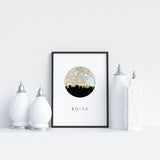 Boise, Idaho | Landmark | Art Print