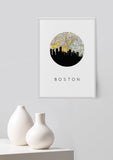 Boston, Massachusetts | Landmark | Art Print