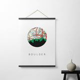 Boulder, Colorado | Landmark | Art Print