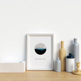 Brandon, Florida | Landmark | Art Print