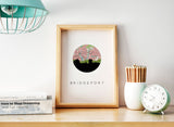 Bridgeport, Connecticut | Landmark | Framed Art Print
