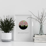 Bridgeport, Connecticut | Landmark | Framed Art Print