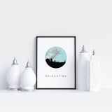 Brigantine, New Jersey | Landmark | Art Print