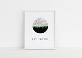 Brookline, Massachusetts | Landmark | Art Print