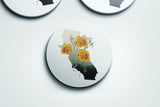 California State Flower | Flora & Fauna Coaster Set