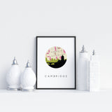 Cambridge, Massachusetts | Landmark | Art Print