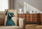 The Canyon Peacock – Art Print | Poppy + Pacific | California