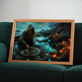 The Tide Reader - Art Print | Poppy + Pacific | California