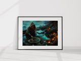 The Tide Reader - Art Print | Poppy + Pacific | California