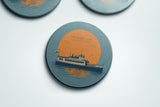 Moonwater Ferry – Coaster | Poppy + Pacific | California